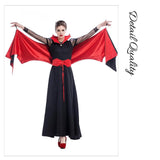 Halloween Costume Queen Dress Ampire Costume Vampire Bat Night Bar Devil Costume - Aimall