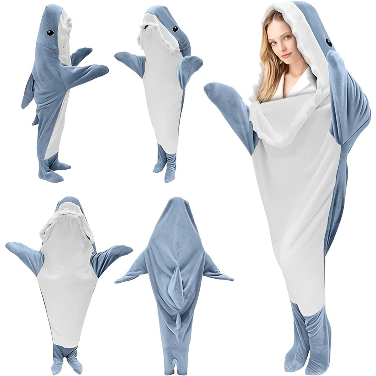 Flannel Shark Sleeping Bag Costume