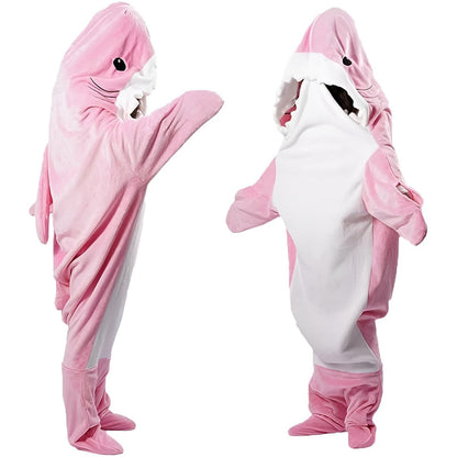 Flannel Shark Sleeping Bag Costume