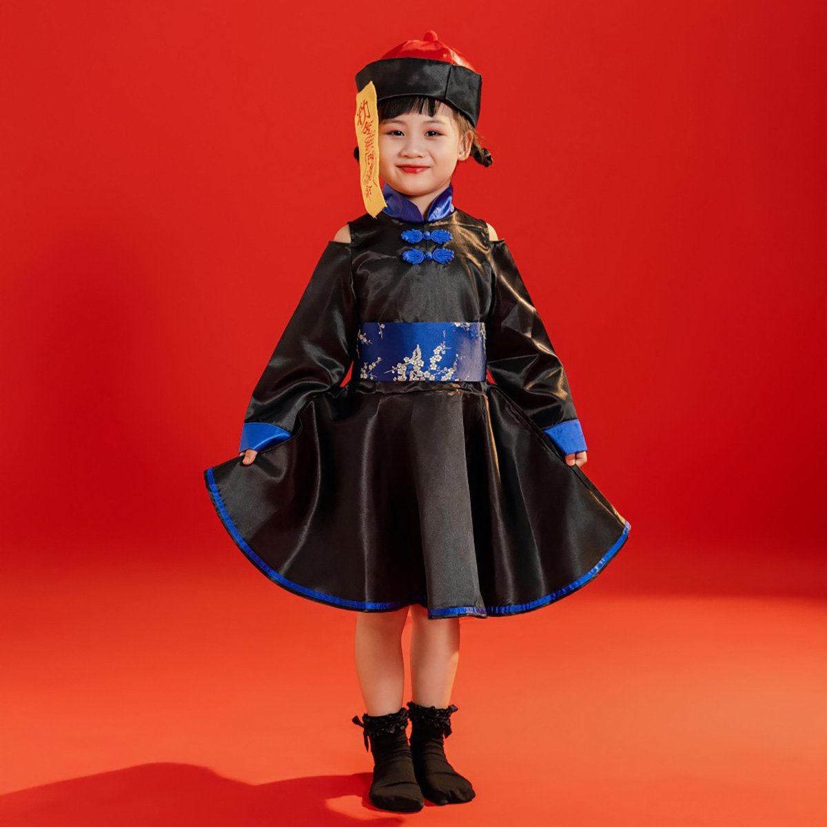 Kids Chinese Zombie Cosplay Costume