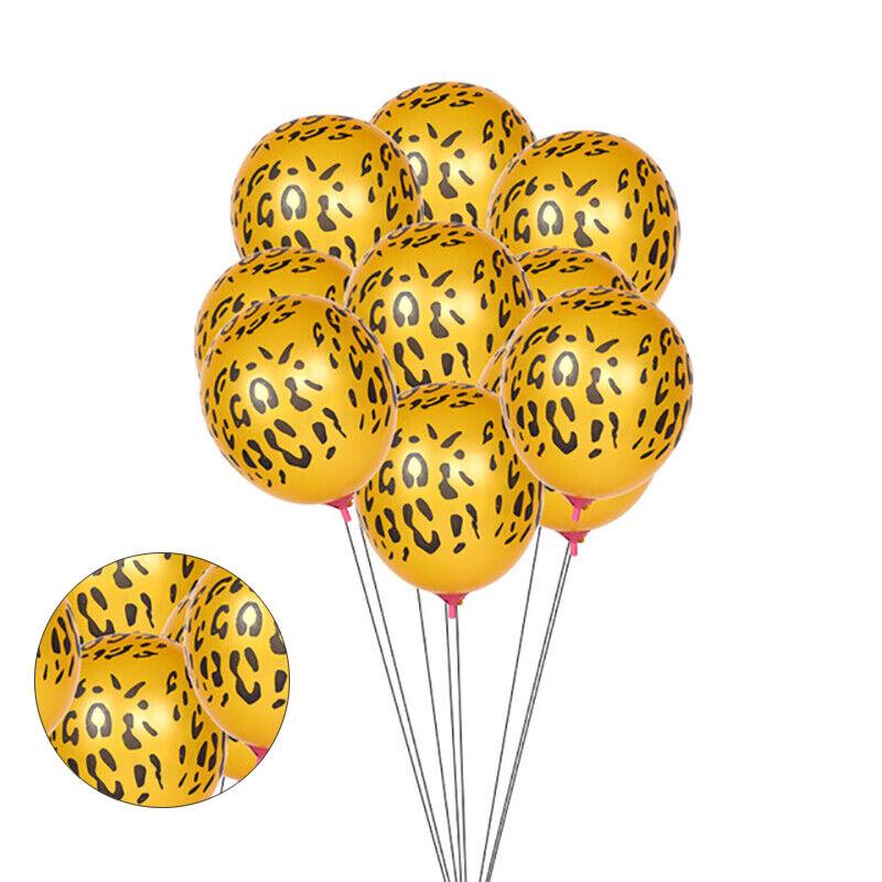 Wild Leopard Spots Latex Balloons