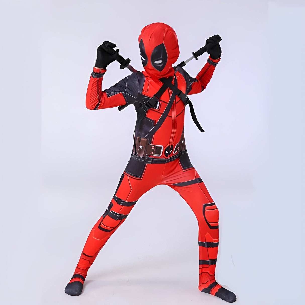 Deadpool 2 Red & Black Kids' Cosplay Suit