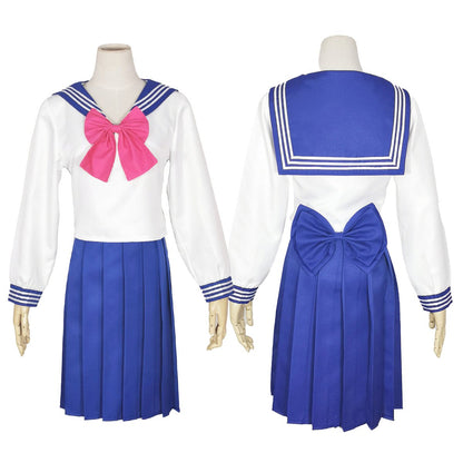 Sailor Moon Cosplay Costume School Uniform Long Sleeve