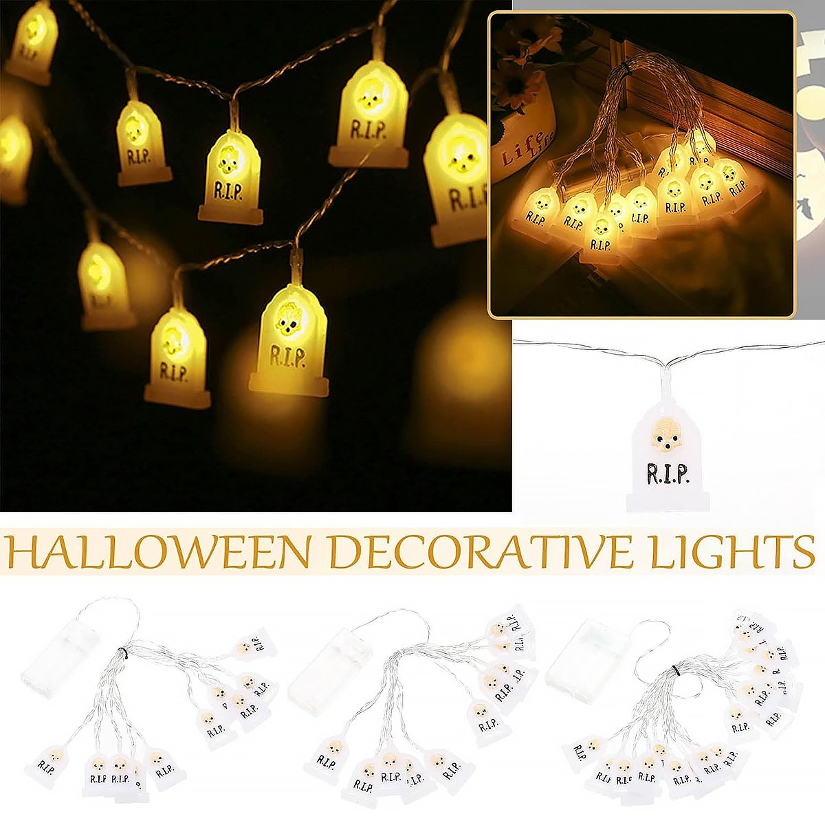 Halloween LED Colorful String Lights