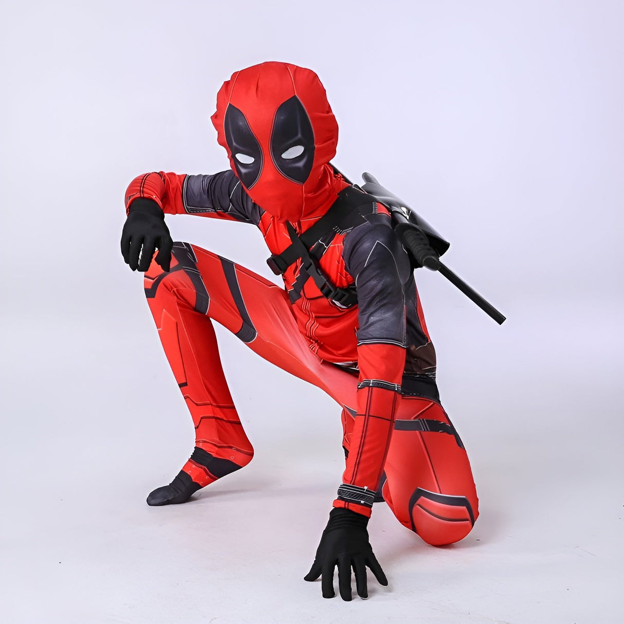 Deadpool 2 Red & Black Kids' Cosplay Suit