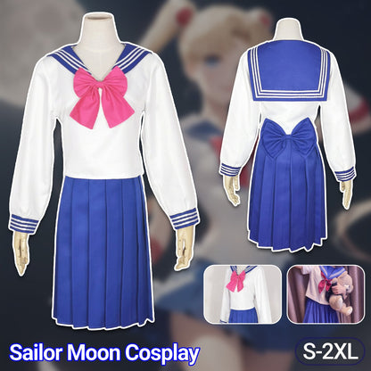 Sailor Moon School Uniform Cosplay Costume Long Sleeve