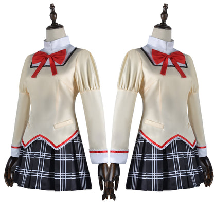 Madoka Magica Kaname Cosplay Costume Uniform Dress