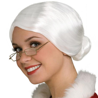 Authentic White Granny Wig