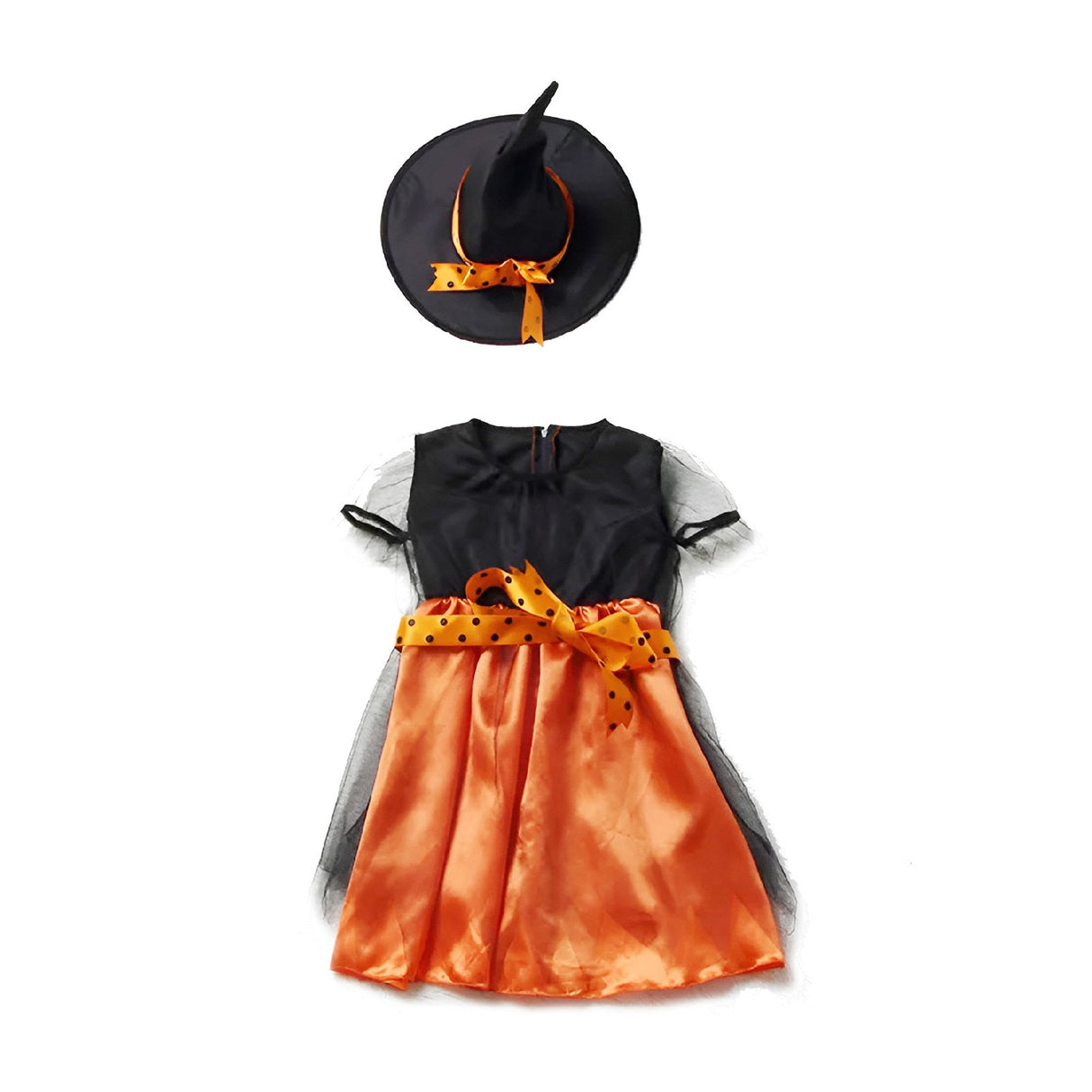 Kids' Halloween Witch Costume With Hat