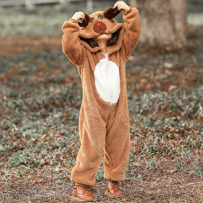 Kids' Reindeer Onesie Cosplay Costume