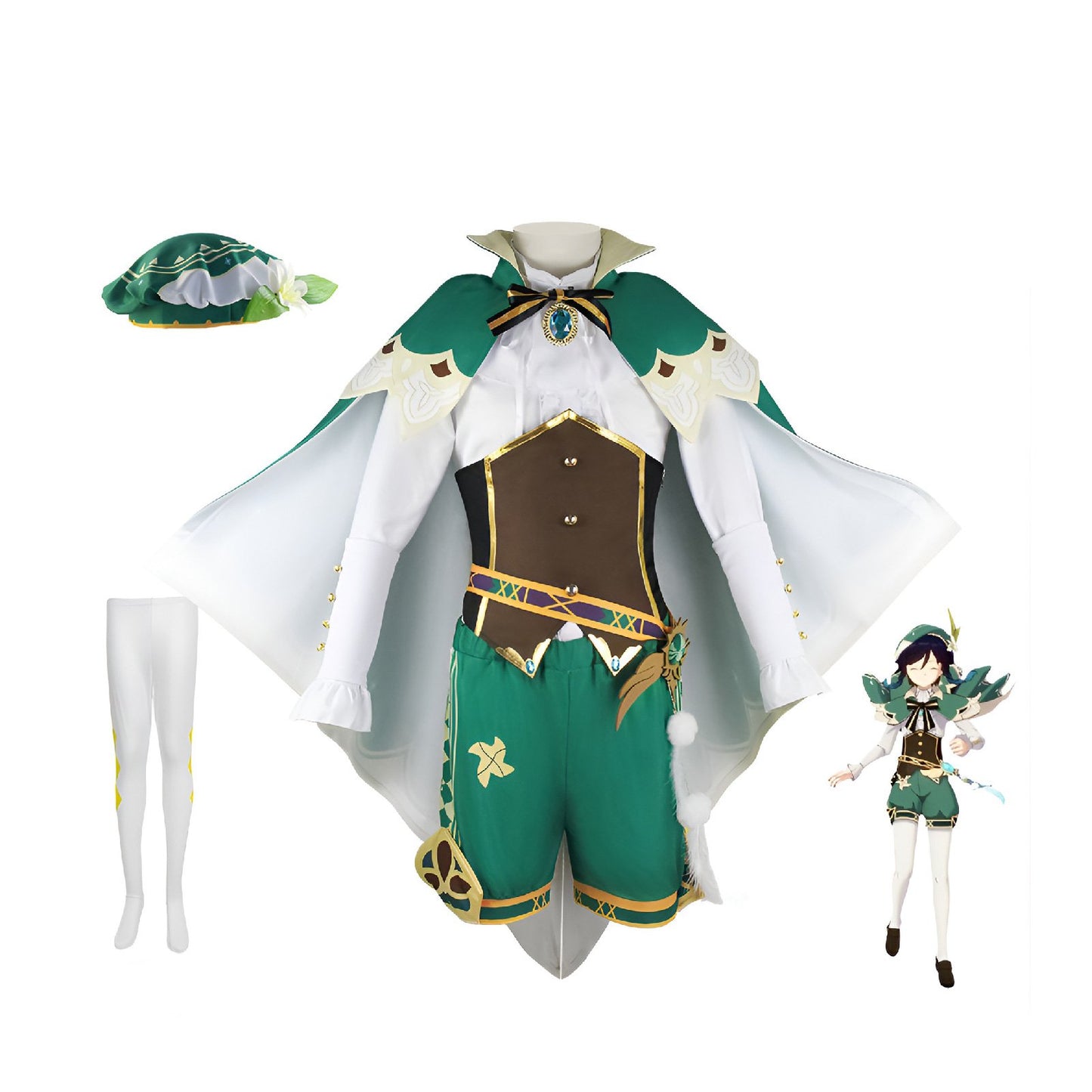 Genshin Impact Venti Cosplay Costume