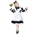 Fairy Tales Fantasy Wonderland Blue Maid Halloween Costume Princess Dress Cosplay Girls Costume - Aimall