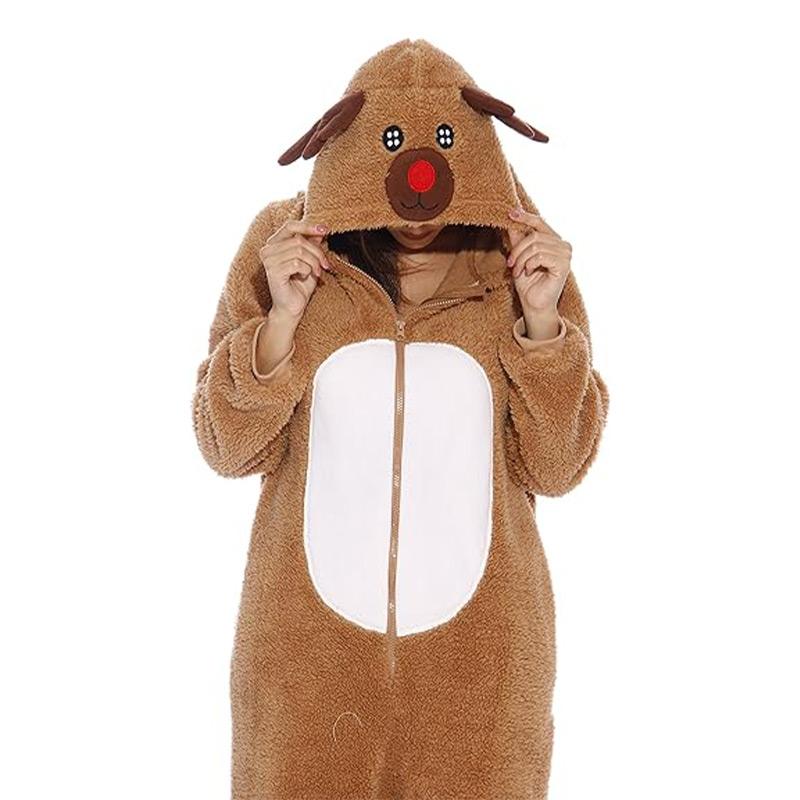 Adult Reindeer Onesie Cosplay Costume