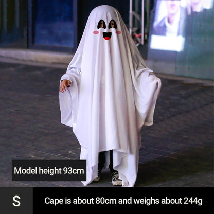 White Ghost Cloak Halloween Costume