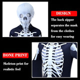 Halloween Cosplay Skeleton Skeleton Jumpsuit