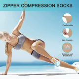 Premium Zip-Up Compression Socks