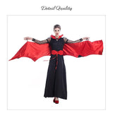 Halloween Costume Queen Dress Ampire Costume Vampire Bat Night Bar Devil Costume - Aimall