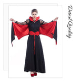 Halloween Costume Queen Dress Ampire Costume Vampire Bat Night Bar Devil Costume - Aimall