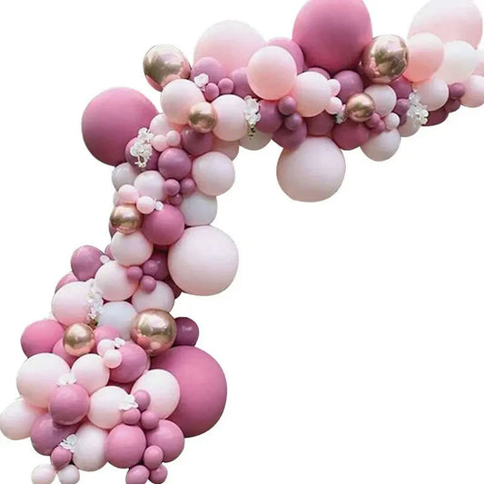 Macaron Pink Balloon Arch
