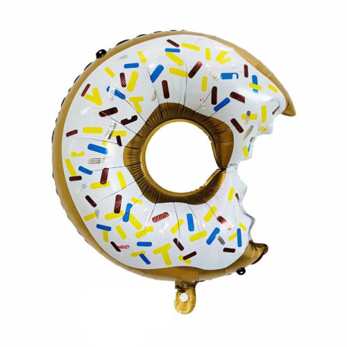 Giant Donut Foil Balloons with Bite
