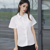 Trendy JK School Uniform Short Sleeve Shirt for Women and Girls